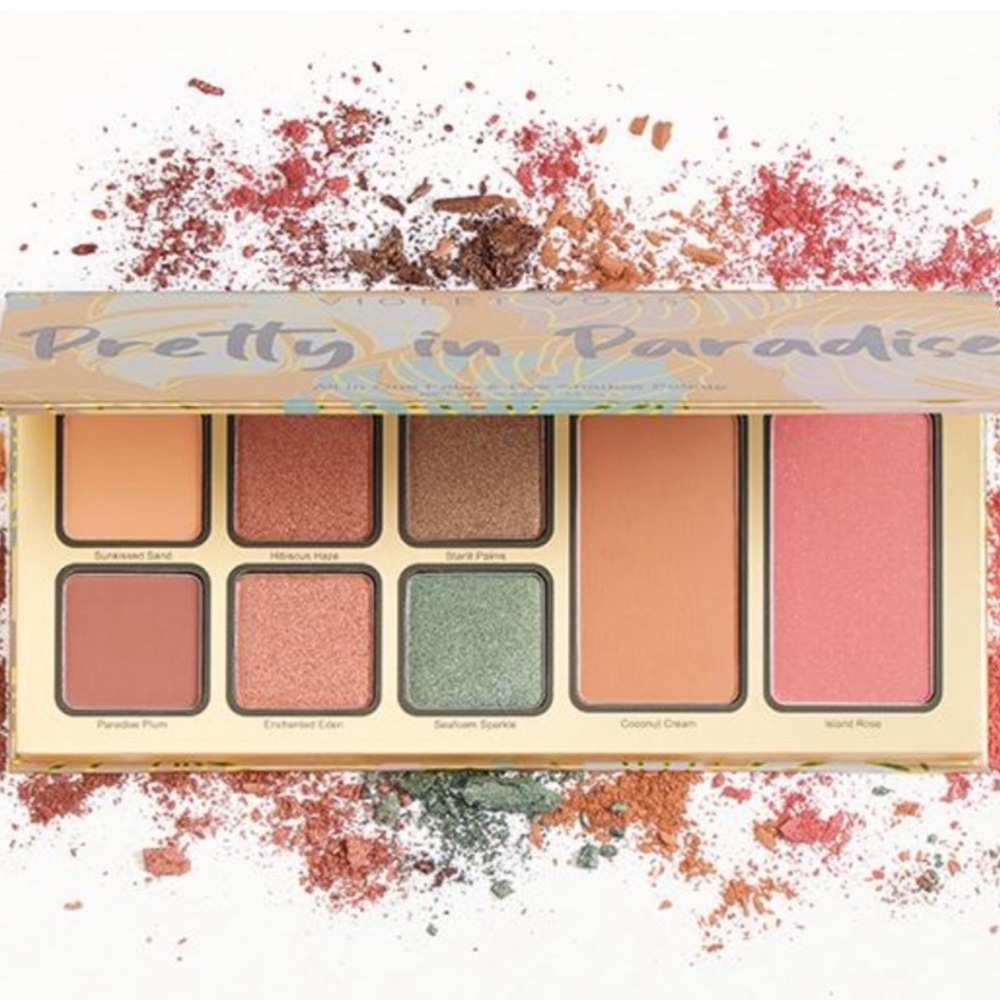 Violet Voss Pretty in Paradise face & eye shadow palette